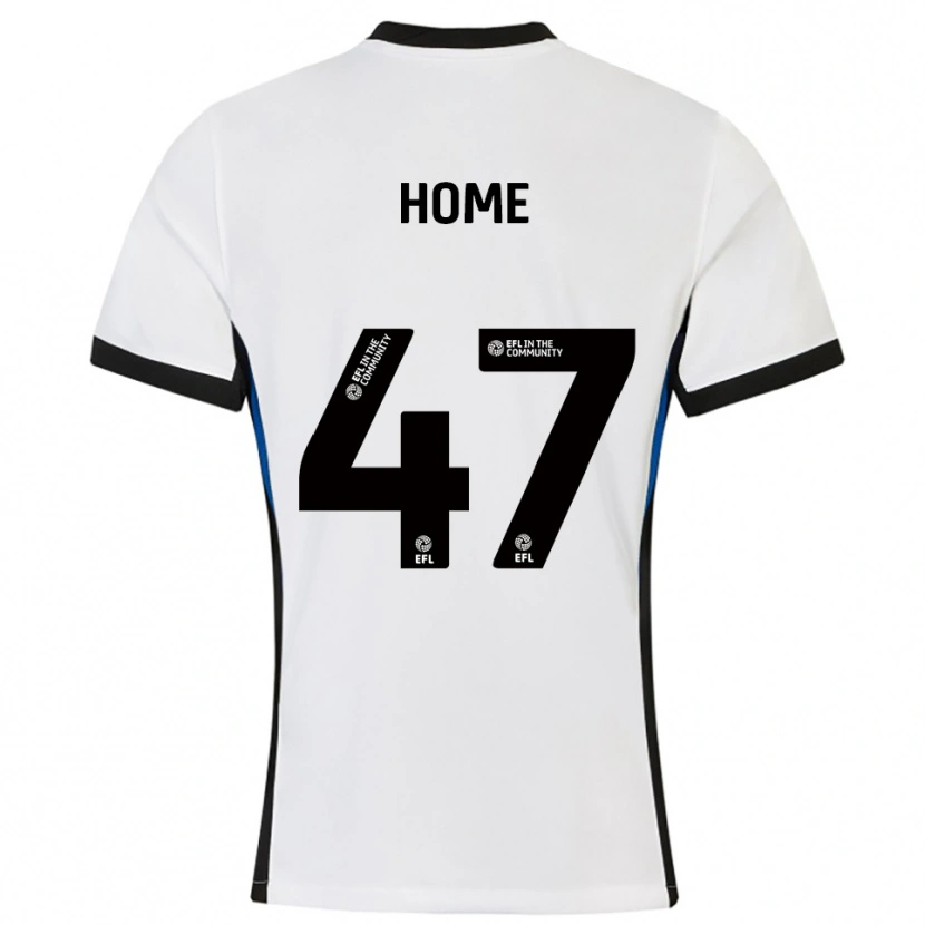 Danxen Hombre Camiseta Josh Home #47 Blanco Azul 2ª Equipación 2025/26 La Camisa México