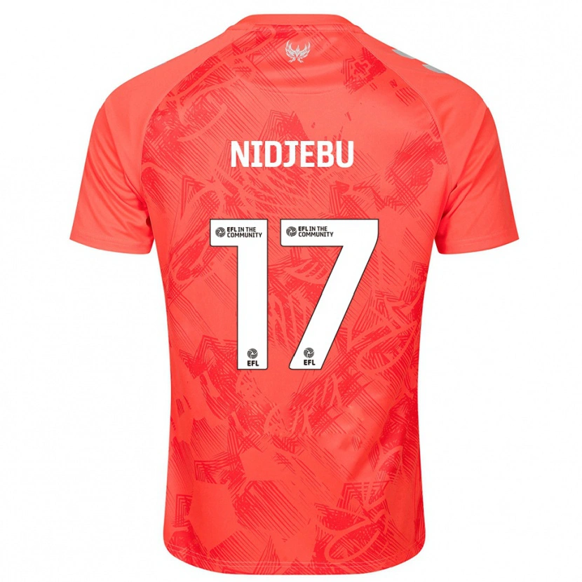 Danxen Hombre Camiseta Success Nidjebu #17 Naranja Blanco 2ª Equipación 2025/26 La Camisa México