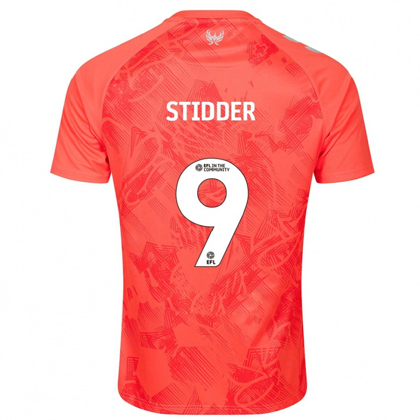 Danxen Hombre Camiseta Joshua Stidder #9 Naranja Blanco 2ª Equipación 2025/26 La Camisa México