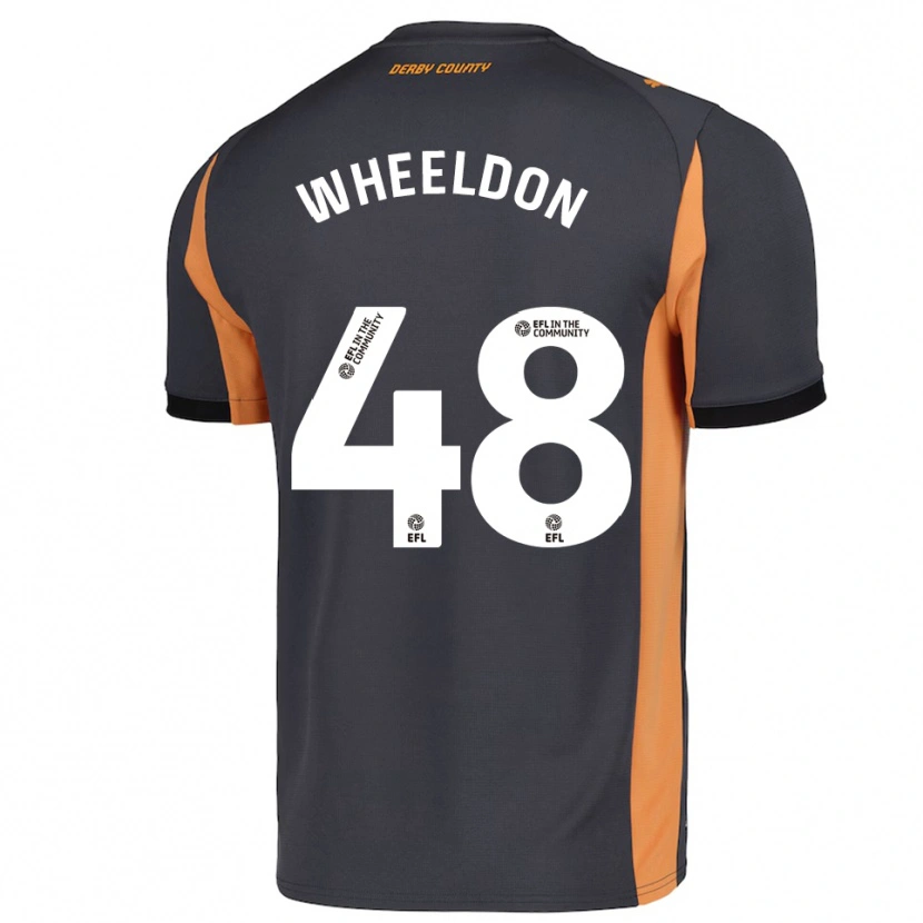 Danxen Hombre Camiseta Lennon Wheeldon #48 Gris Naranja Negro 2ª Equipación 2025/26 La Camisa México