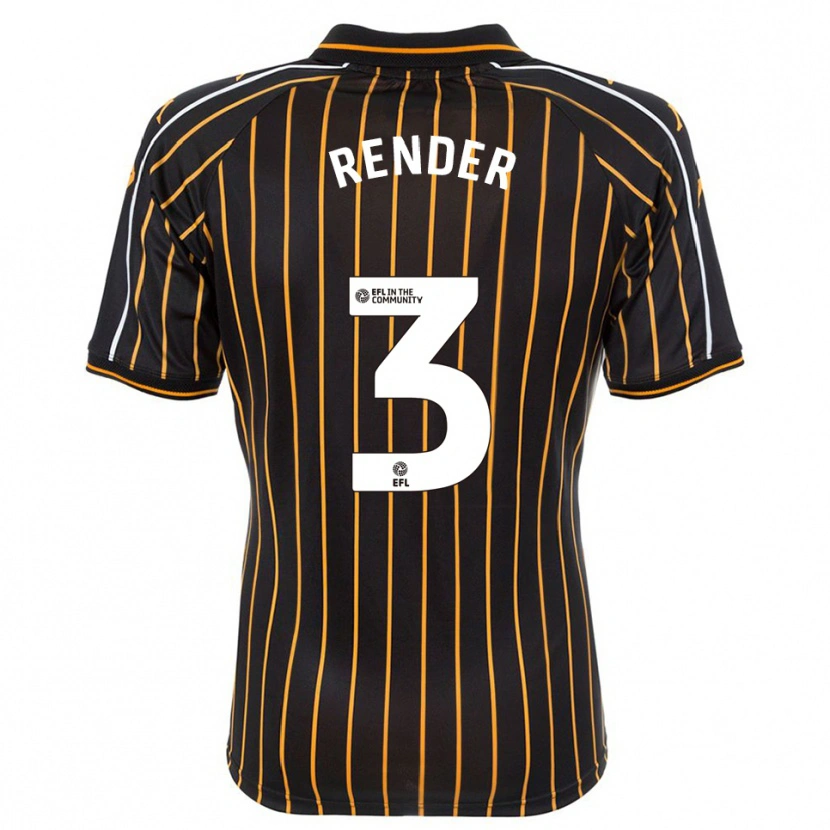 Danxen Hombre Camiseta Meg Render #3 Blanco Negro 2ª Equipación 2025/26 La Camisa México