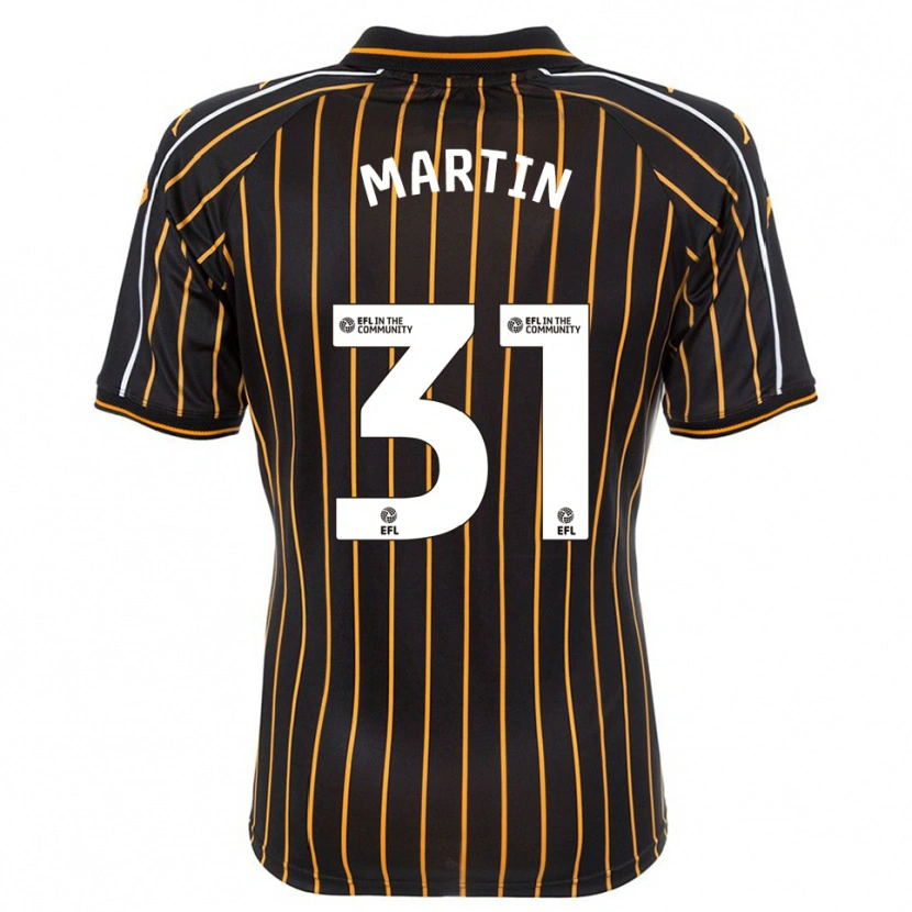 Danxen Hombre Camiseta Faith Martin #31 Blanco Negro 2ª Equipación 2025/26 La Camisa México