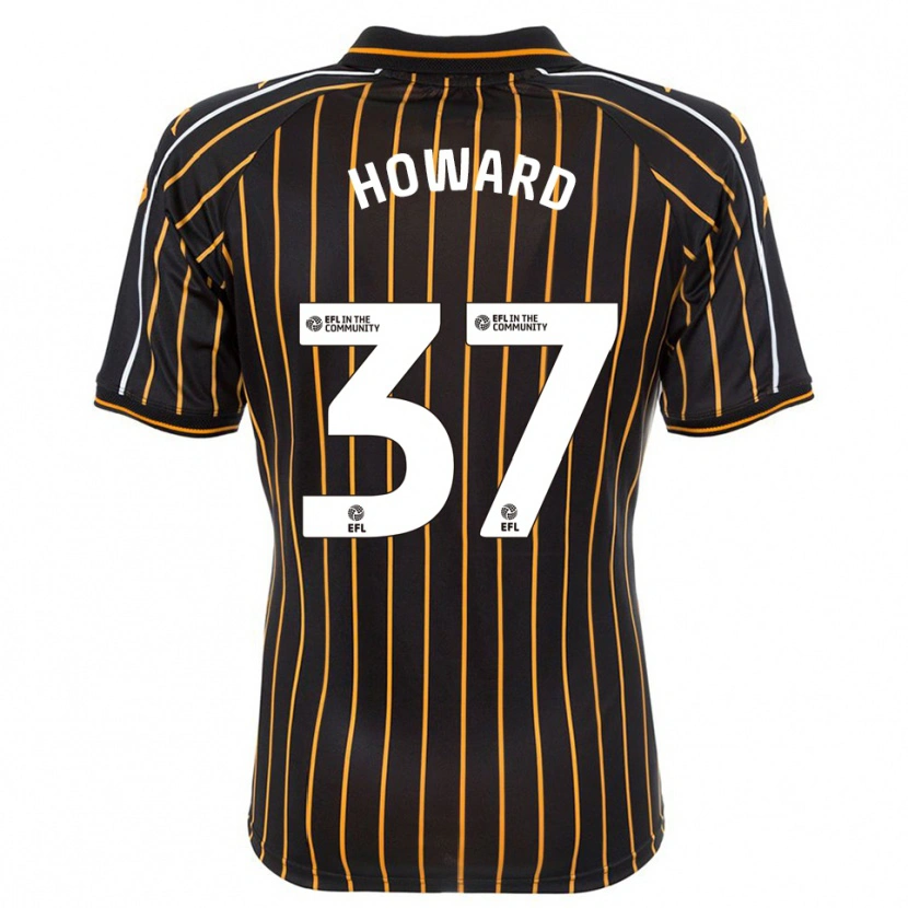 Danxen Hombre Camiseta Scarlet Howard #37 Blanco Negro 2ª Equipación 2025/26 La Camisa México