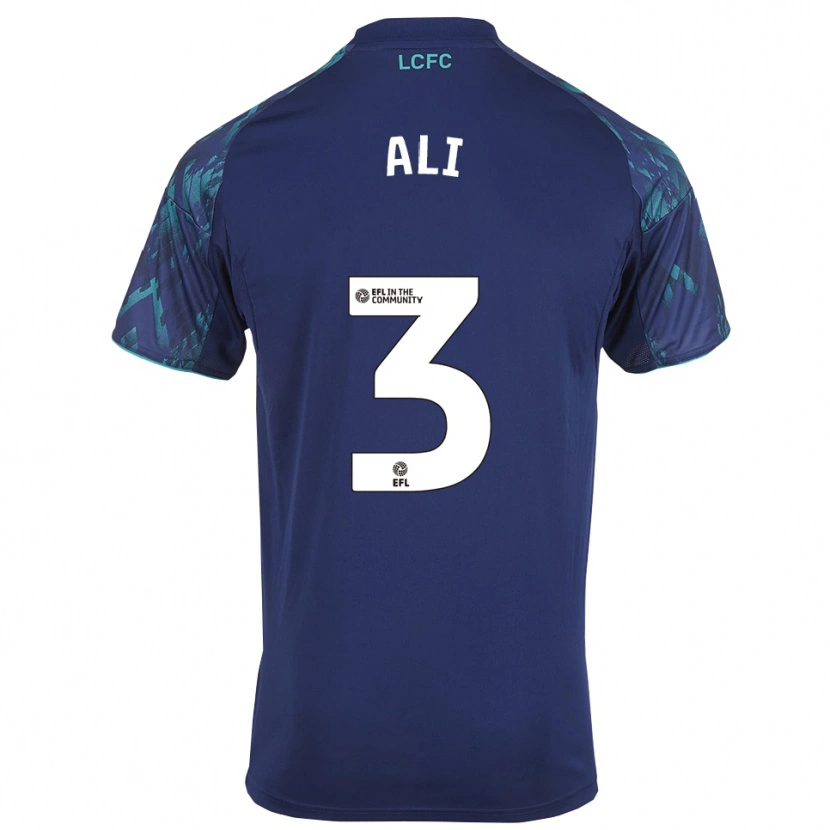 Danxen Hombre Camiseta Mirsad Ali #3 Azul Marino Verde Blanco 2ª Equipación 2025/26 La Camisa México