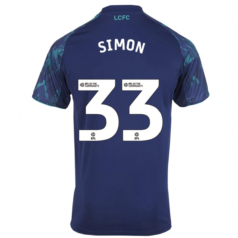 Danxen Hombre Camiseta Erin Simon #33 Azul Marino Verde Blanco 2ª Equipación 2025/26 La Camisa México