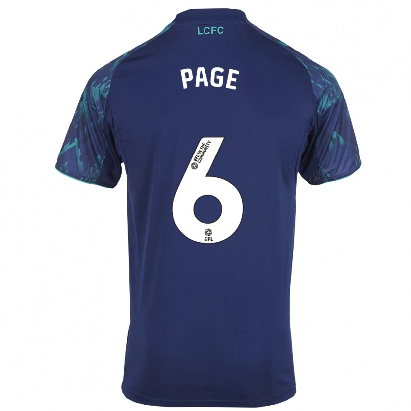 Danxen Hombre Camiseta Louis Page #6 Azul Marino Verde Blanco 2ª Equipación 2025/26 La Camisa México