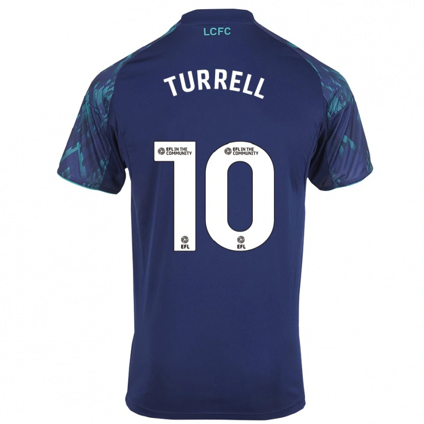 Danxen Hombre Camiseta Lyndon Turrell #10 Azul Marino Verde Blanco 2ª Equipación 2025/26 La Camisa México