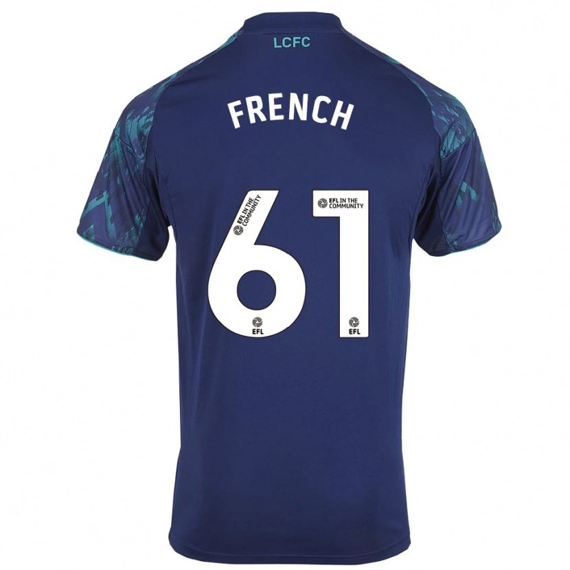 Danxen Hombre Camiseta Harry French #61 Azul Marino Verde Blanco 2ª Equipación 2025/26 La Camisa México