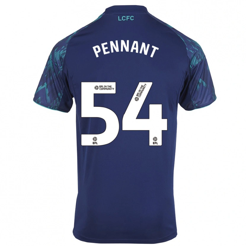 Danxen Hombre Camiseta Kian Pennant #54 Azul Marino Verde Blanco 2ª Equipación 2025/26 La Camisa México