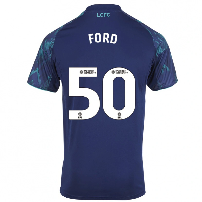Danxen Hombre Camiseta Harvey Godsmark Ford #50 Azul Marino Verde Blanco 2ª Equipación 2025/26 La Camisa México