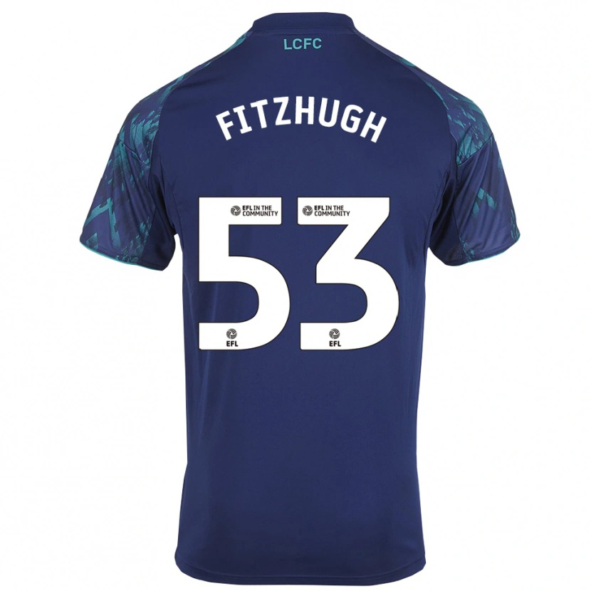 Danxen Hombre Camiseta Ethan Fitzhugh #53 Azul Marino Verde Blanco 2ª Equipación 2025/26 La Camisa México