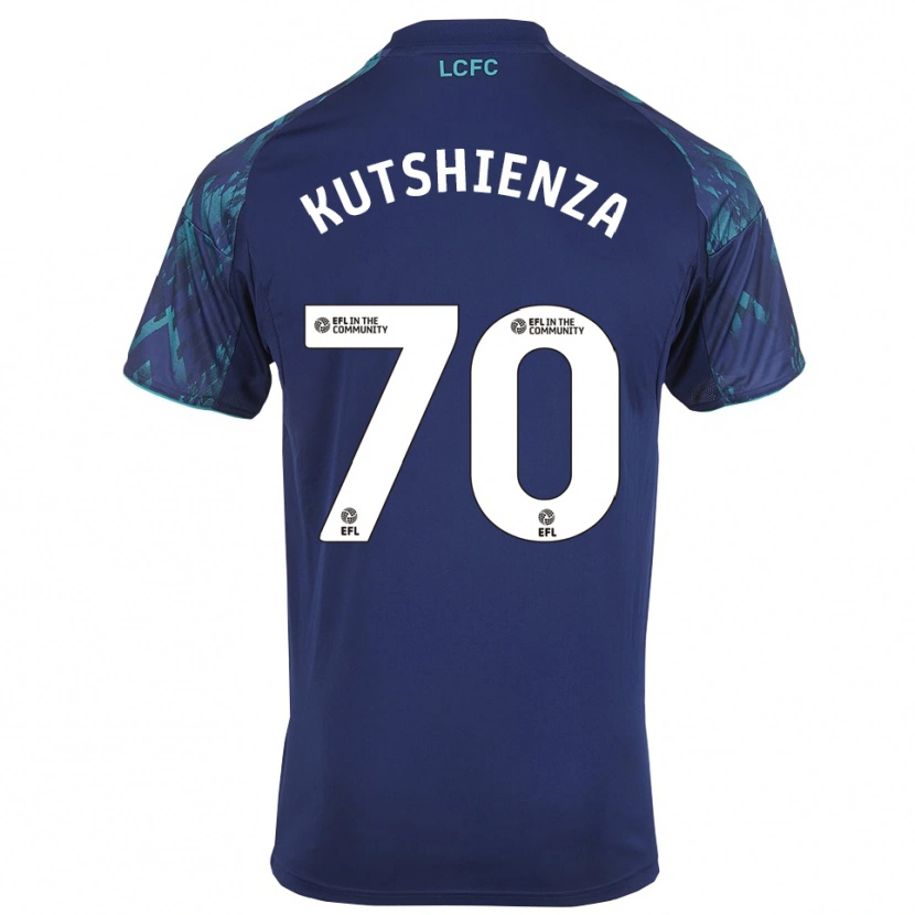 Danxen Hombre Camiseta Jesper Kutshienza #70 Azul Marino Verde Blanco 2ª Equipación 2025/26 La Camisa México