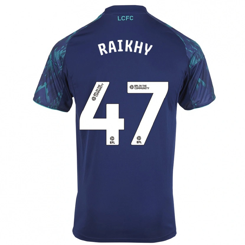 Danxen Hombre Camiseta Arjan Raikhy #47 Azul Marino Verde Blanco 2ª Equipación 2025/26 La Camisa México