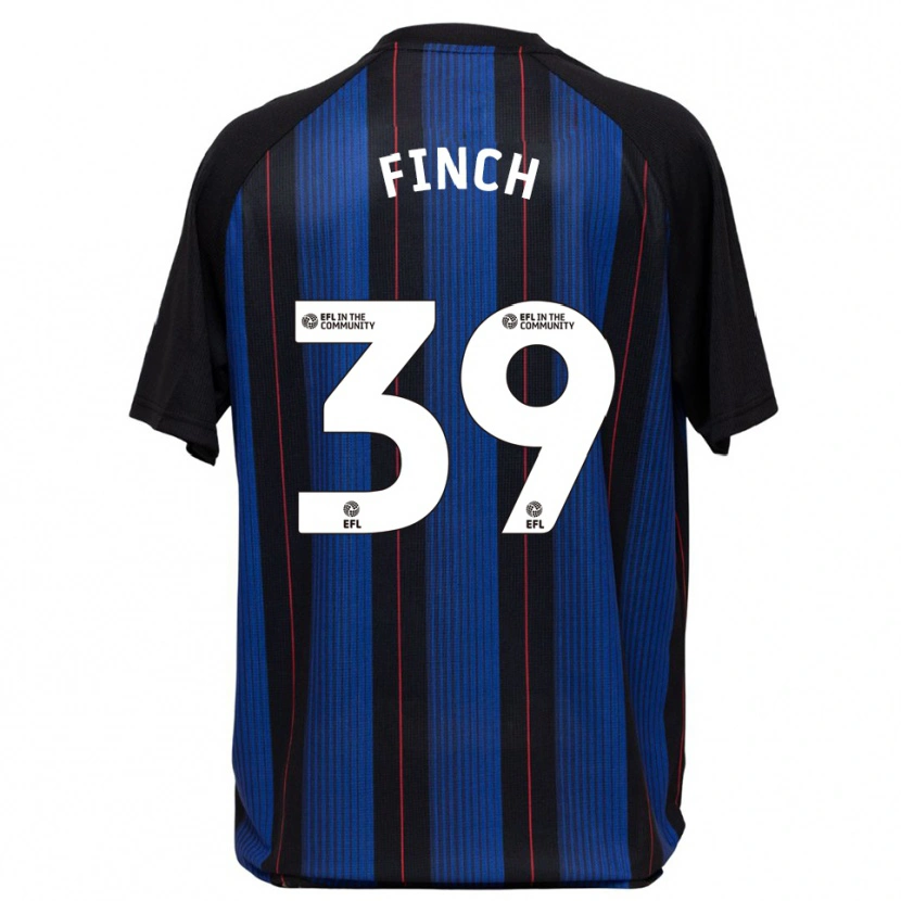 Danxen Hombre Camiseta Sonny Finch #39 Azul Negro 2ª Equipación 2025/26 La Camisa México