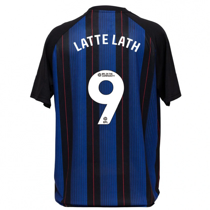 Danxen Hombre Camiseta Emmanuel Latte Lath #9 Azul Negro 2ª Equipación 2025/26 La Camisa México