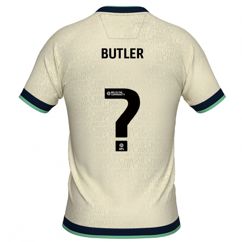 Danxen Hombre Camiseta Jordan Butler #0 Champán Azul Marino 2ª Equipación 2025/26 La Camisa México
