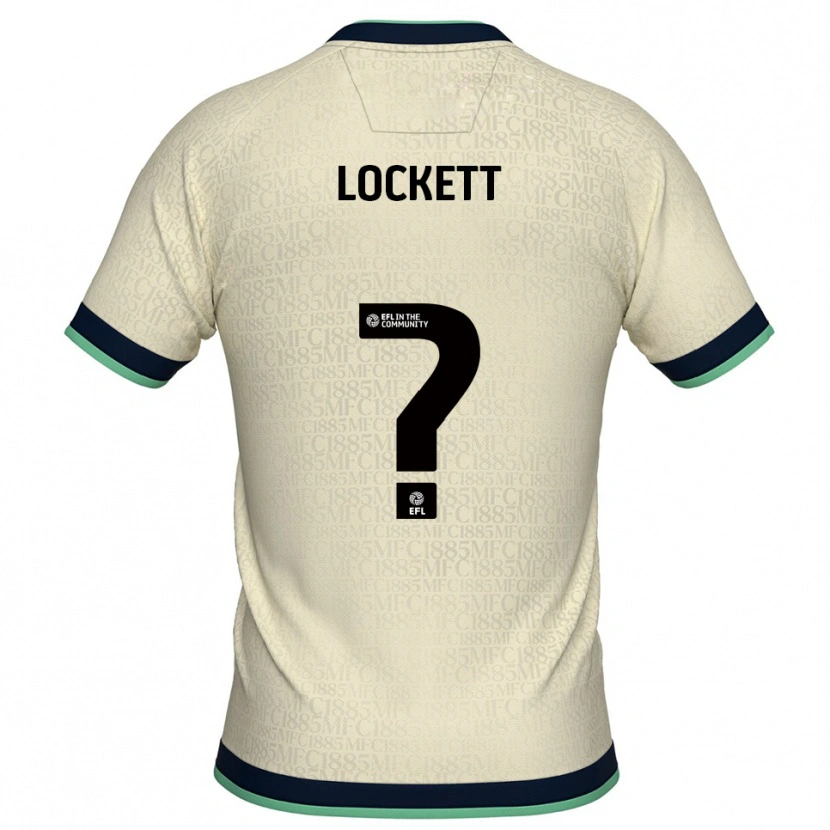 Danxen Hombre Camiseta Mia Lockett #0 Champán Azul Marino 2ª Equipación 2025/26 La Camisa México