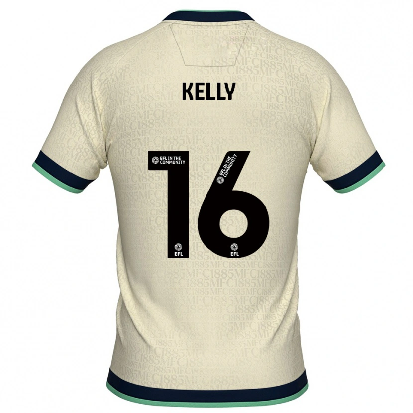 Danxen Hombre Camiseta Daniel Kelly #16 Champán Azul Marino 2ª Equipación 2025/26 La Camisa México