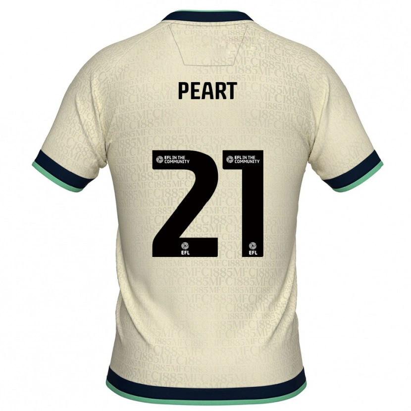Danxen Hombre Camiseta Kalani Peart #21 Champán Azul Marino 2ª Equipación 2025/26 La Camisa México
