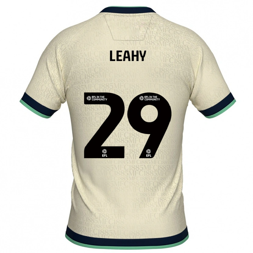 Danxen Hombre Camiseta Tom Leahy #29 Champán Azul Marino 2ª Equipación 2025/26 La Camisa México