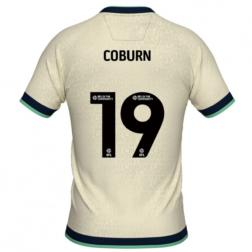 Danxen Hombre Camiseta Josh Coburn #19 Champán Azul Marino 2ª Equipación 2025/26 La Camisa México