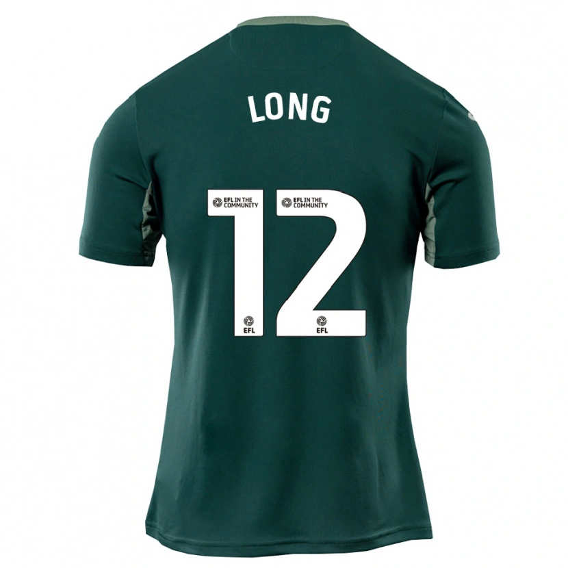 Danxen Hombre Camiseta George Long #12 Verde Blanco Púrpura 2ª Equipación 2025/26 La Camisa México