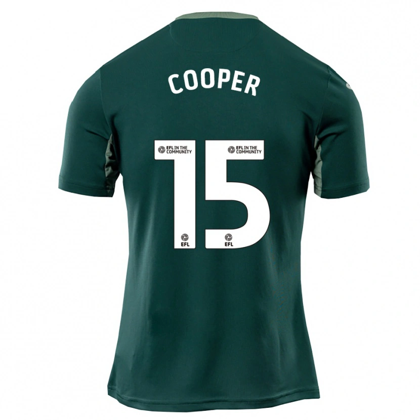 Danxen Hombre Camiseta Naomi Cooper #15 Verde Blanco Púrpura 2ª Equipación 2025/26 La Camisa México