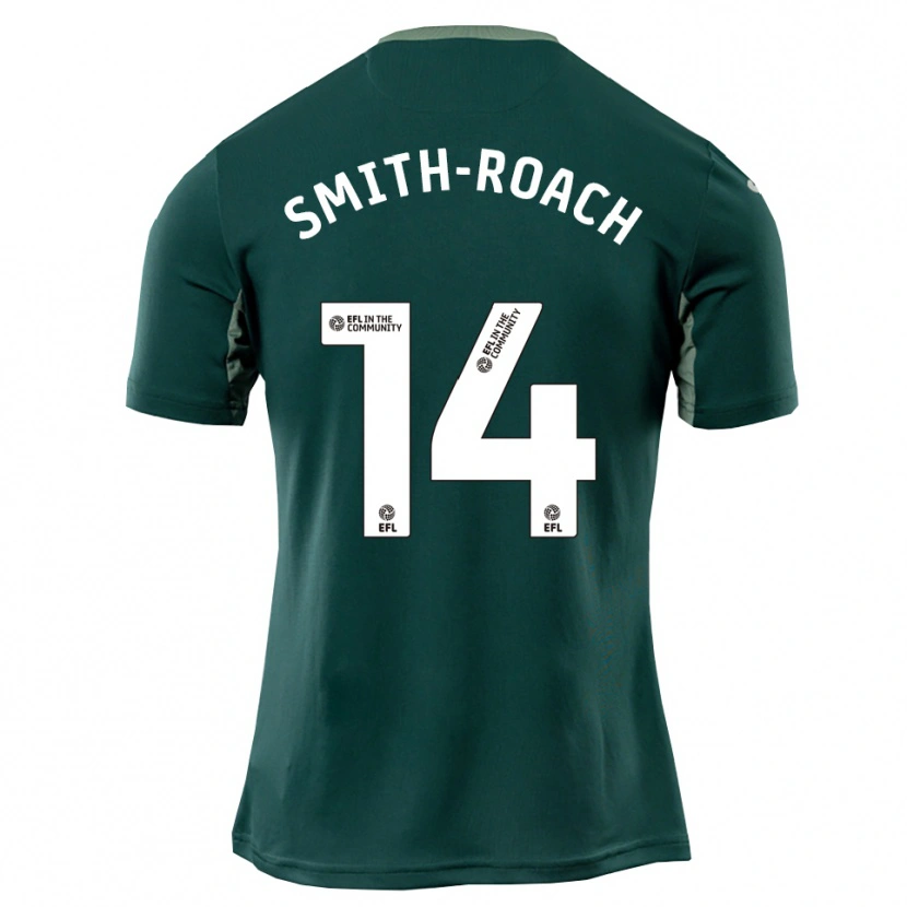 Danxen Hombre Camiseta Rio Smith-Roach #14 Verde Blanco Púrpura 2ª Equipación 2025/26 La Camisa México