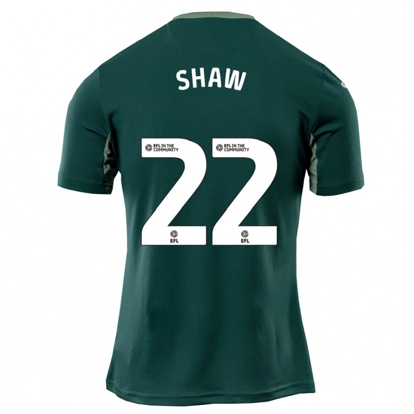 Danxen Hombre Camiseta Shannon Shaw #22 Verde Blanco Púrpura 2ª Equipación 2025/26 La Camisa México