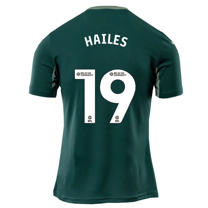 Danxen Hombre Camiseta Lauren Hailes #19 Verde Blanco Púrpura 2ª Equipación 2025/26 La Camisa México