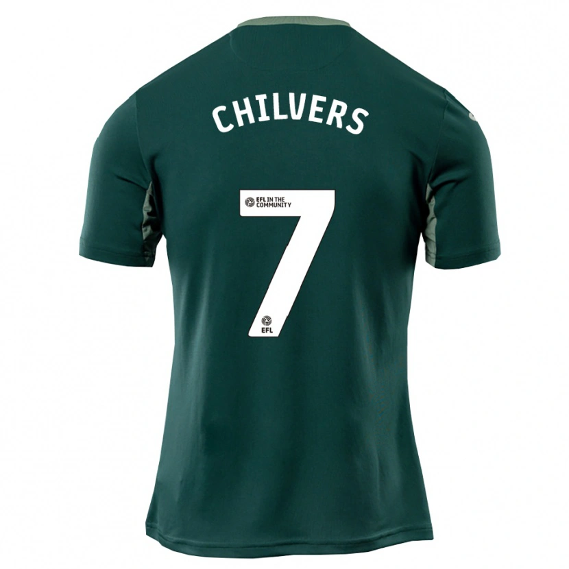 Danxen Hombre Camiseta Toby Chilvers #7 Verde Blanco Púrpura 2ª Equipación 2025/26 La Camisa México