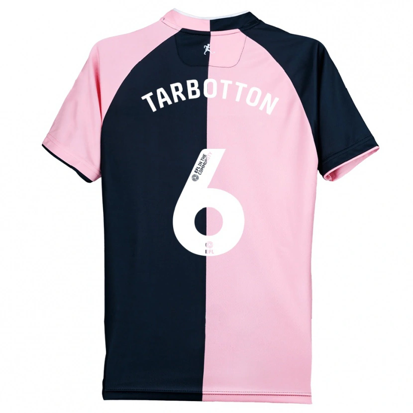 Danxen Hombre Camiseta Teddy Tarbotton #6 Rosa Negro 2ª Equipación 2025/26 La Camisa México