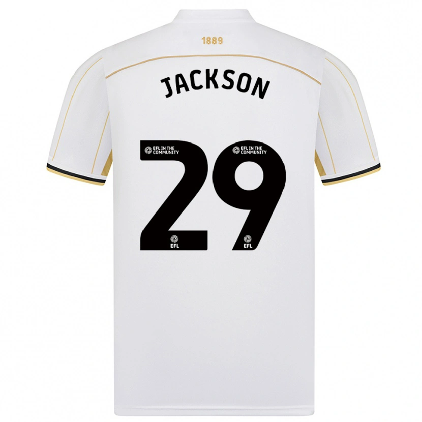 Danxen Hombre Camiseta Fallon Olivia Connolly-Jackson #29 Blanco Oro 2ª Equipación 2025/26 La Camisa México