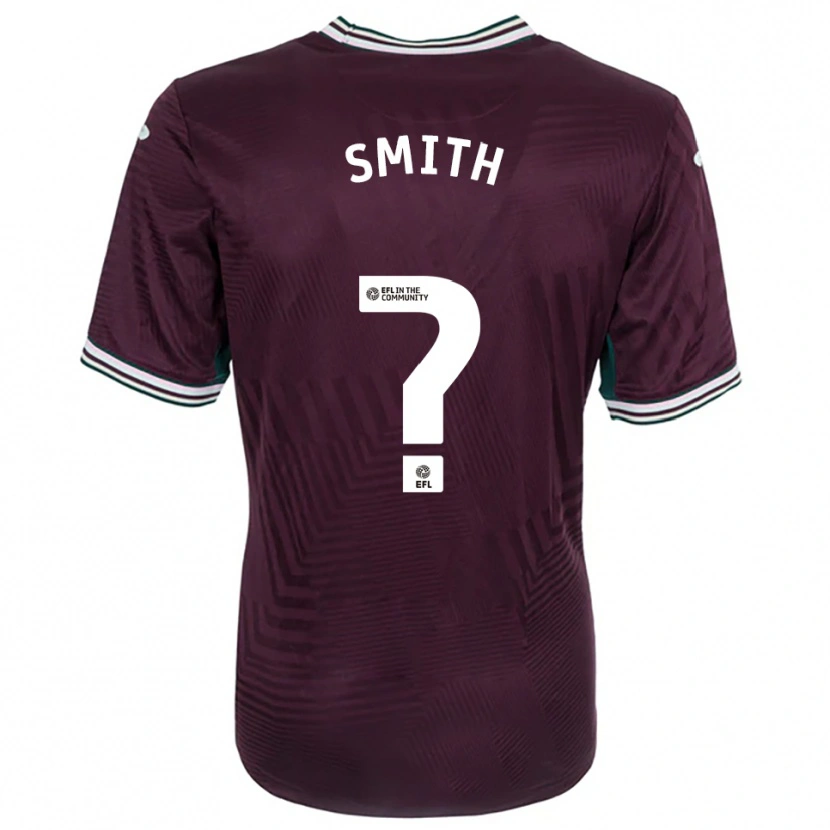 Danxen Hombre Camiseta Liam Smith #0 Rojo Óxido Blanco 2ª Equipación 2025/26 La Camisa México