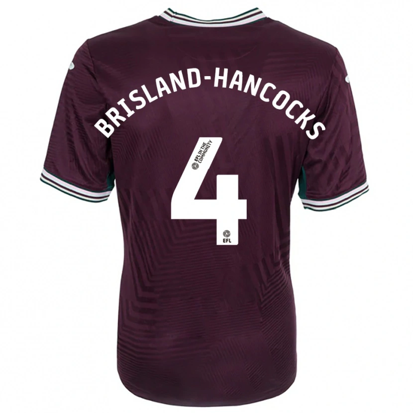 Danxen Hombre Camiseta Sophie Brisland-Hancocks #4 Rojo Óxido Blanco 2ª Equipación 2025/26 La Camisa México