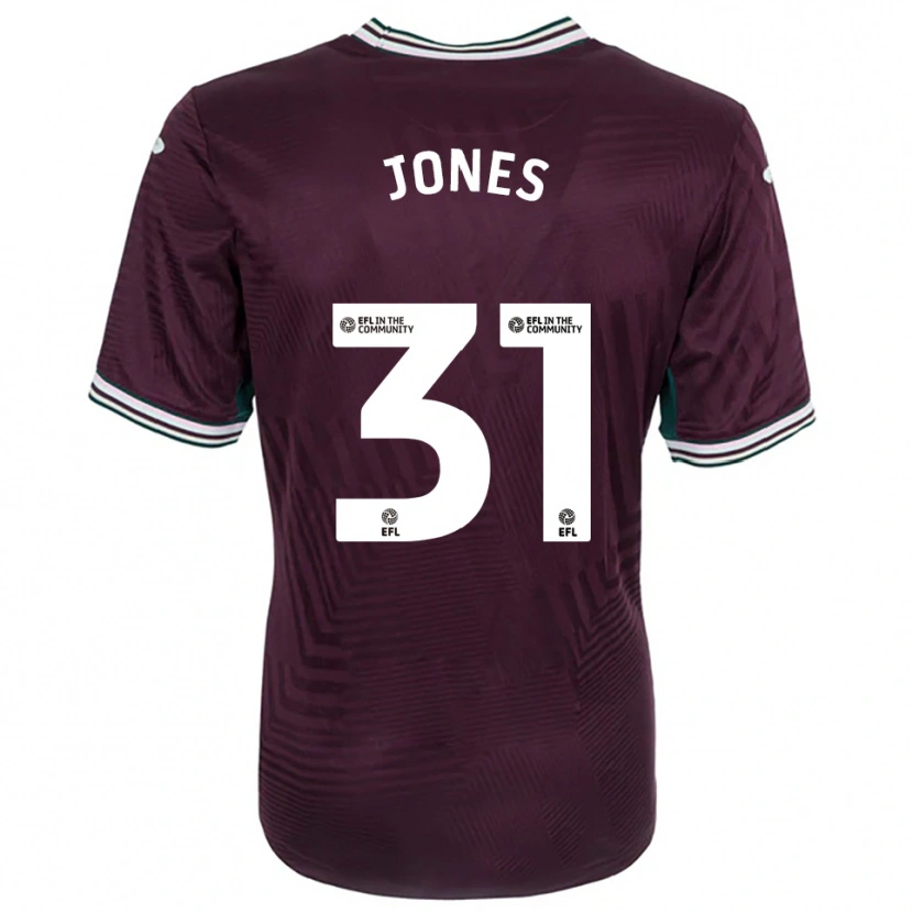 Danxen Hombre Camiseta Verity Jones #31 Rojo Óxido Blanco 2ª Equipación 2025/26 La Camisa México