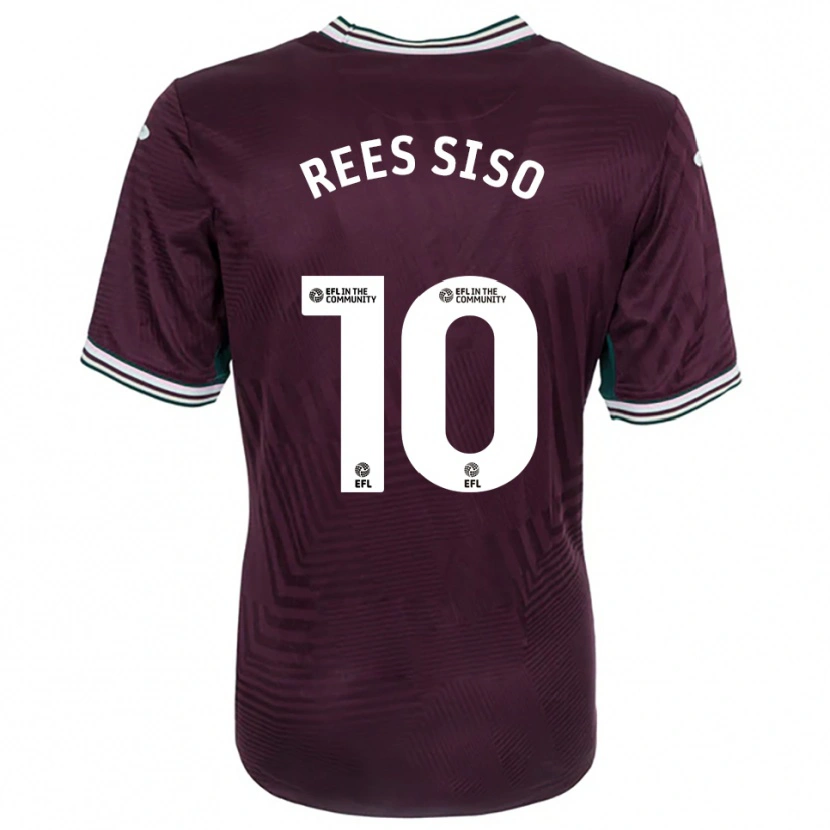 Danxen Hombre Camiseta Ramon Rees-Siso #10 Rojo Óxido Blanco 2ª Equipación 2025/26 La Camisa México