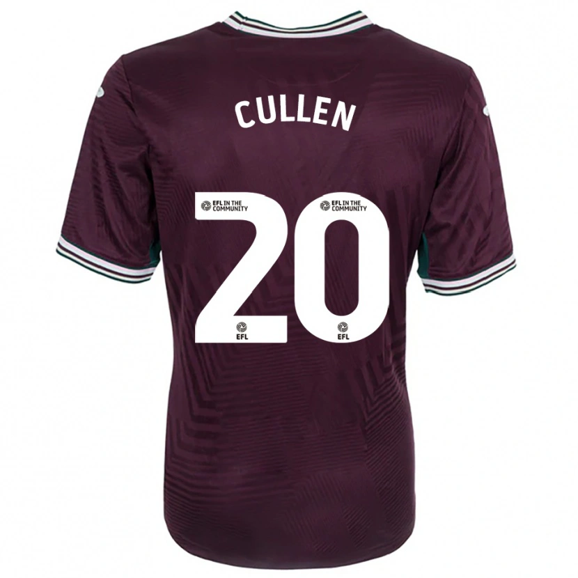 Danxen Hombre Camiseta Liam Cullen #20 Rojo Óxido Blanco 2ª Equipación 2025/26 La Camisa México