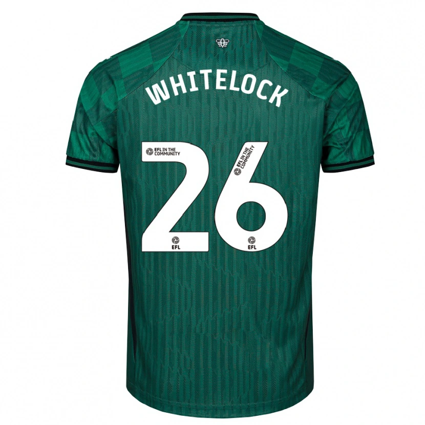 Danxen Hombre Camiseta Lily Whitelock #26 Verde Negro 2ª Equipación 2025/26 La Camisa México