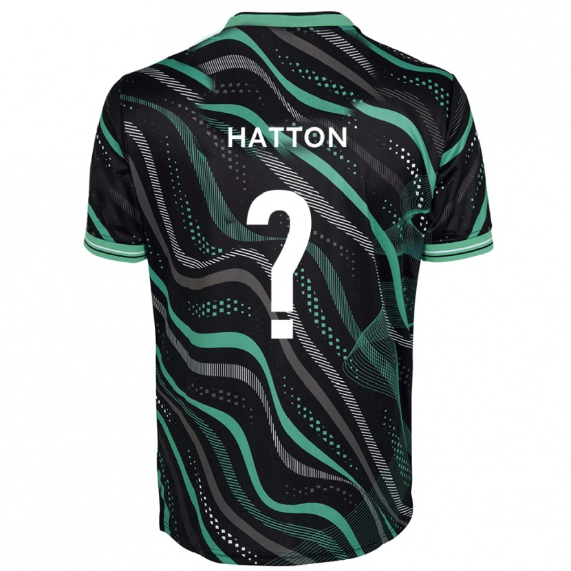 Danxen Hombre Camiseta Will Hatton #0 Negro Verde 2ª Equipación 2025/26 La Camisa México