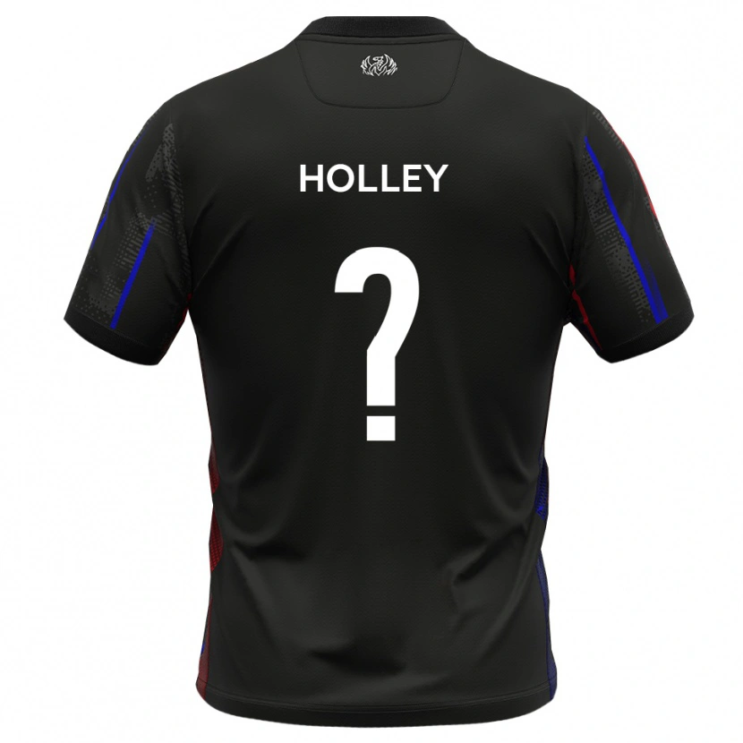 Danxen Hombre Camiseta Mark Holley #0 Negro Rojo 2ª Equipación 2025/26 La Camisa México
