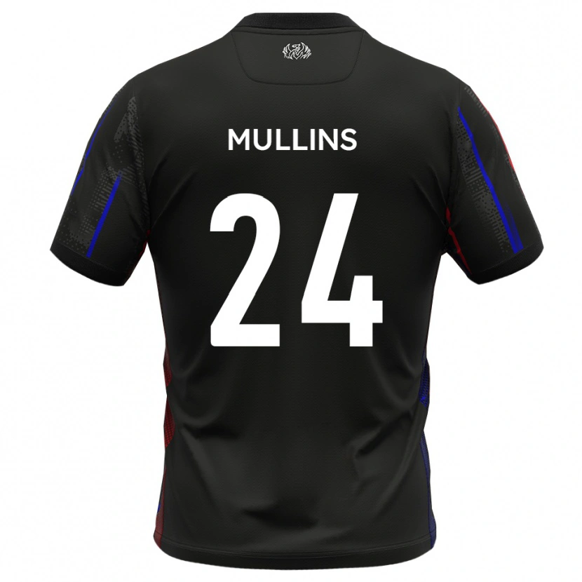 Danxen Hombre Camiseta Maxwell Mullins #24 Negro Rojo 2ª Equipación 2025/26 La Camisa México