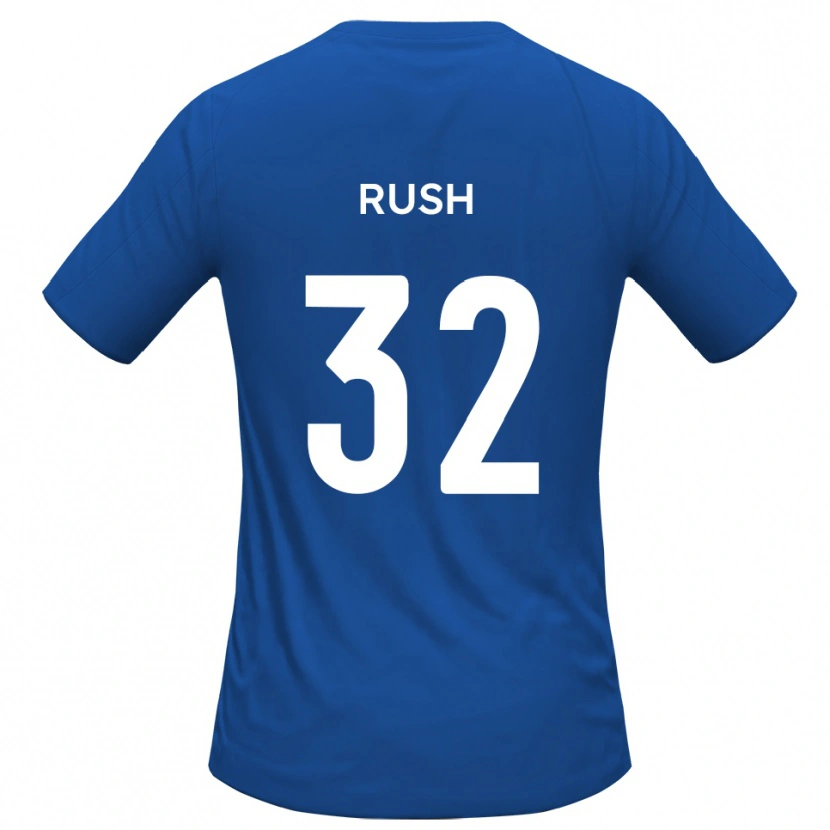 Danxen Hombre Camiseta Matt Rush #32 Azul Celeste 2ª Equipación 2025/26 La Camisa México