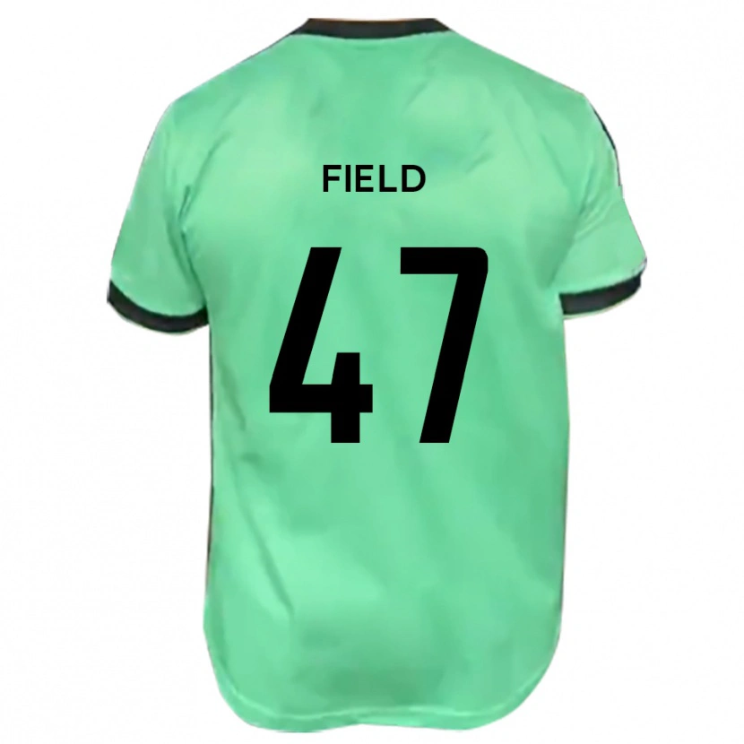 Danxen Hombre Camiseta Tyler Field #47 Turquesa Negro 2ª Equipación 2025/26 La Camisa México
