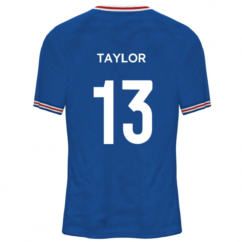 Danxen Hombre Camiseta Sam Taylor #13 Azul Dodgers 2ª Equipación 2025/26 La Camisa México
