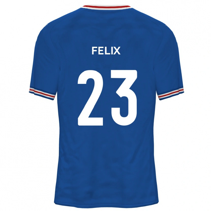 Danxen Hombre Camiseta Joe Felix #23 Azul Dodgers 2ª Equipación 2025/26 La Camisa México