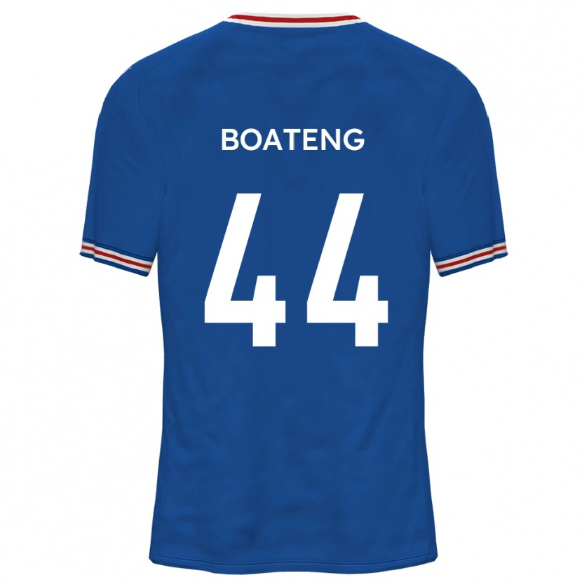 Danxen Hombre Camiseta Hiram Boateng #44 Azul Dodgers 2ª Equipación 2025/26 La Camisa México