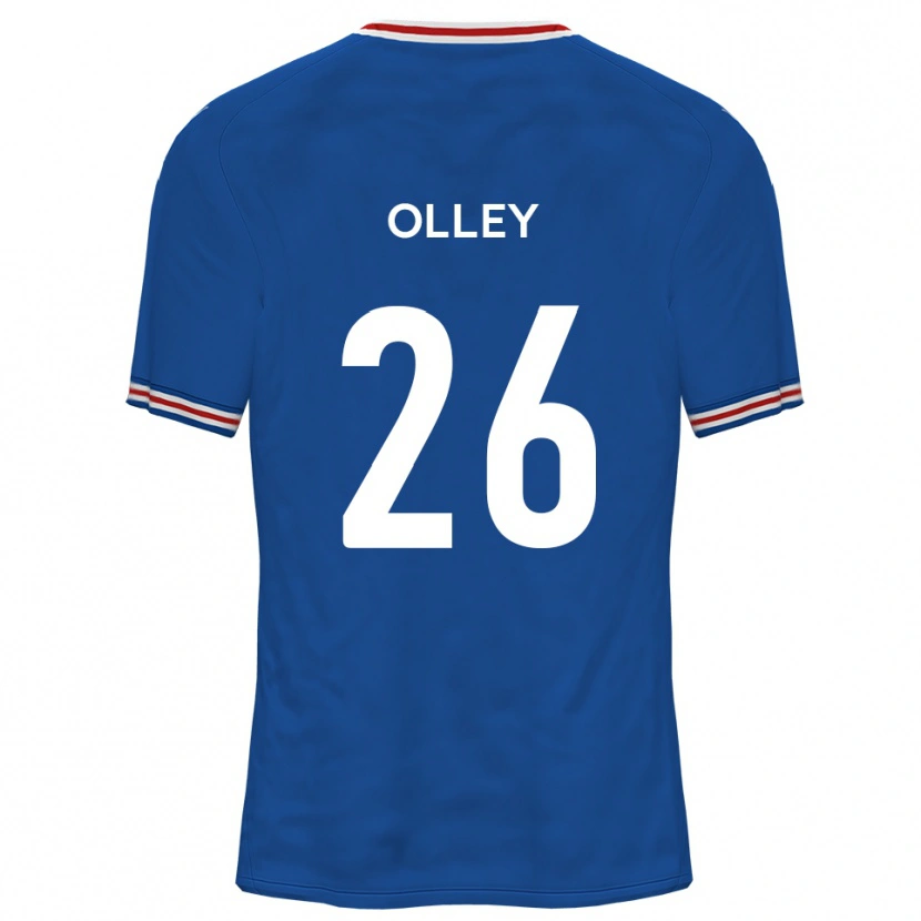 Danxen Hombre Camiseta Greg Olley #26 Azul Dodgers 2ª Equipación 2025/26 La Camisa México