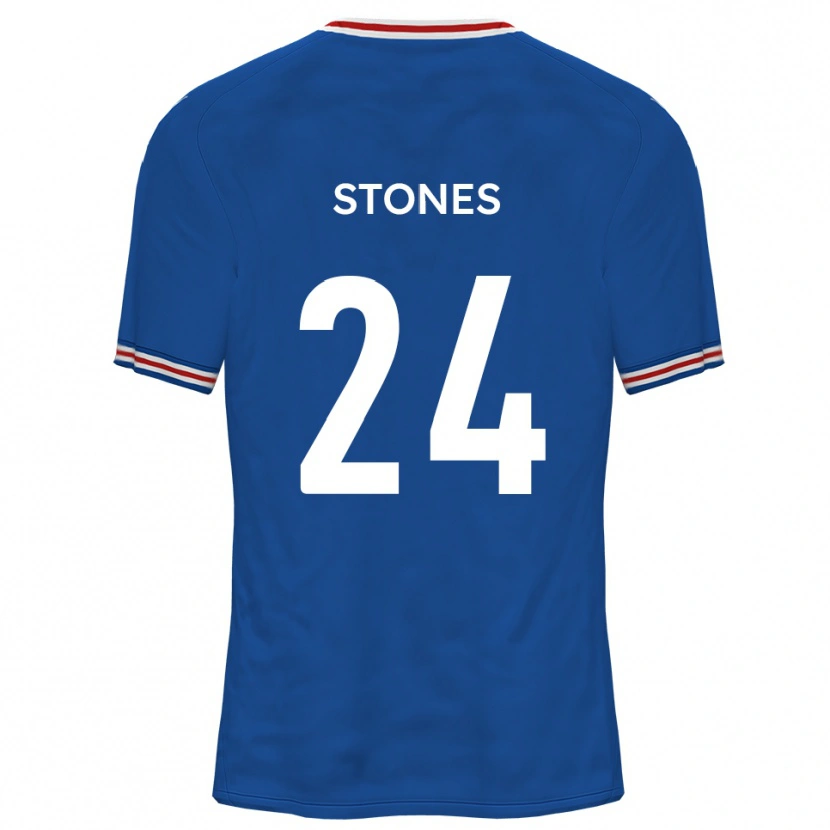 Danxen Hombre Camiseta Josh Stones #24 Azul Dodgers 2ª Equipación 2025/26 La Camisa México