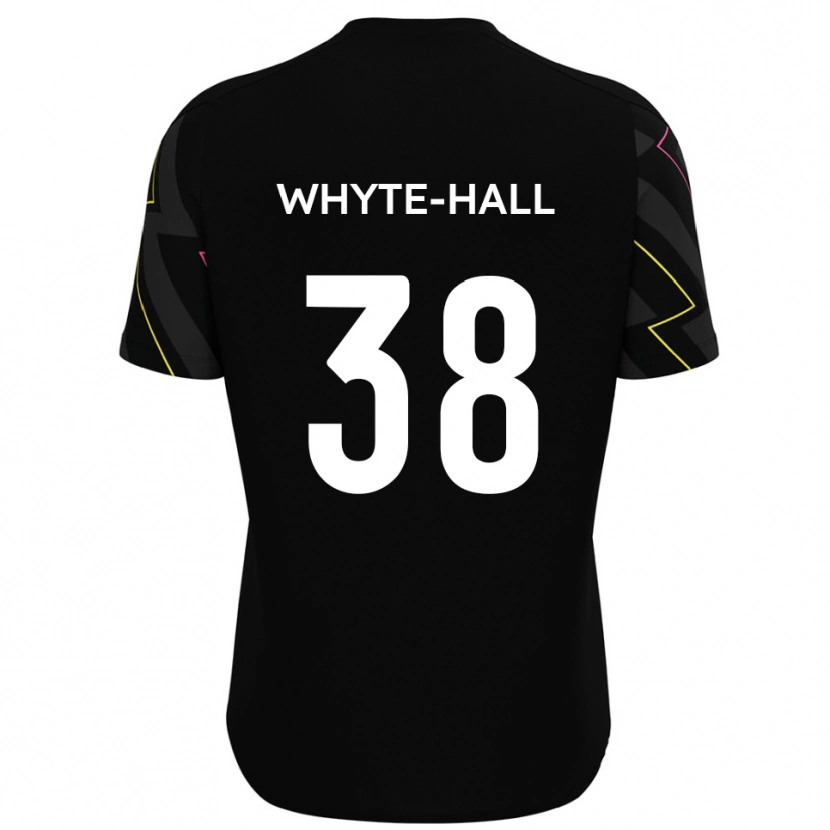 Danxen Hombre Camiseta Szhem Whyte-Hall #38 Negro Gris 2ª Equipación 2025/26 La Camisa México